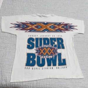 Size L 90s vintage Super Bowl XXX T-shirt
